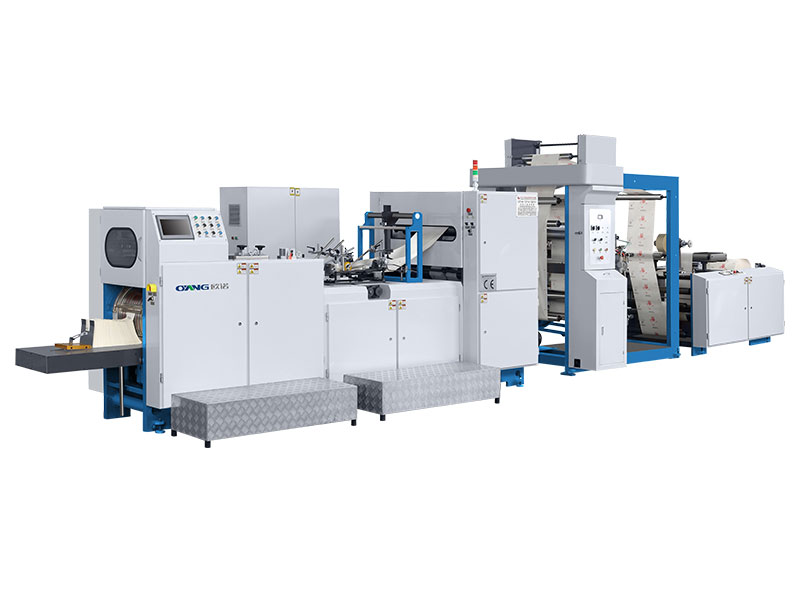 NEW WORLD C Series-Adjustable roll to sharp bottom paper bag making machine