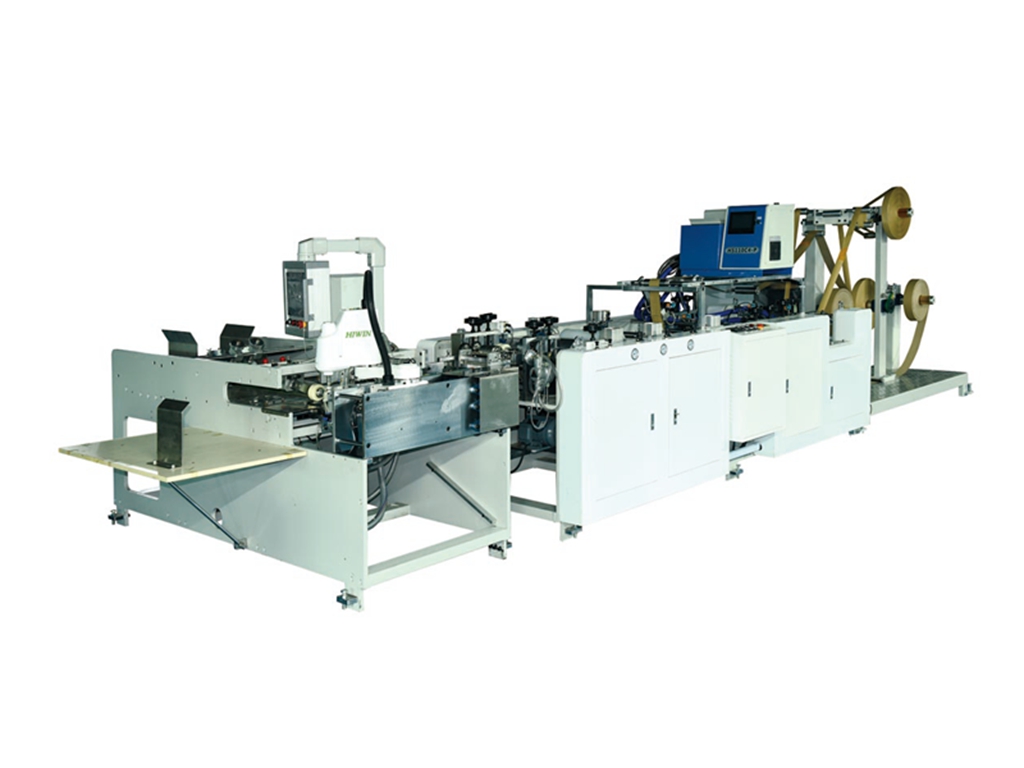 Automatic Flat Paper Bag Handle Making Pasting Machine