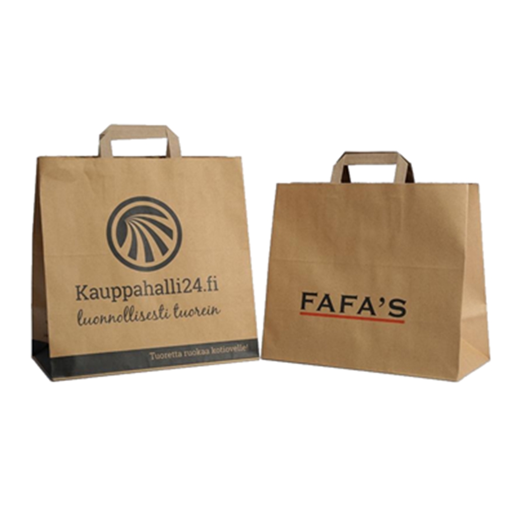 flat handle paper bag