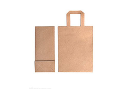 Paper Bag With Flat Handle